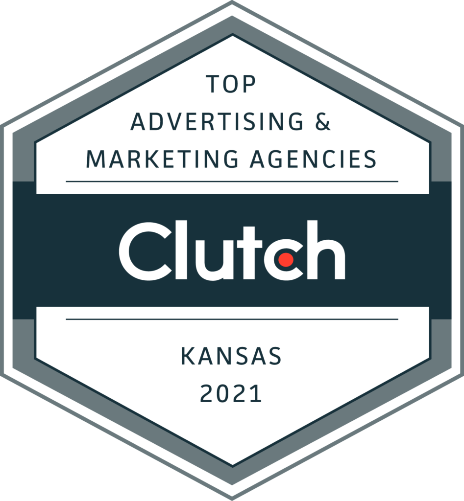 Clutch logo for top SEO firm in Kansas 2021