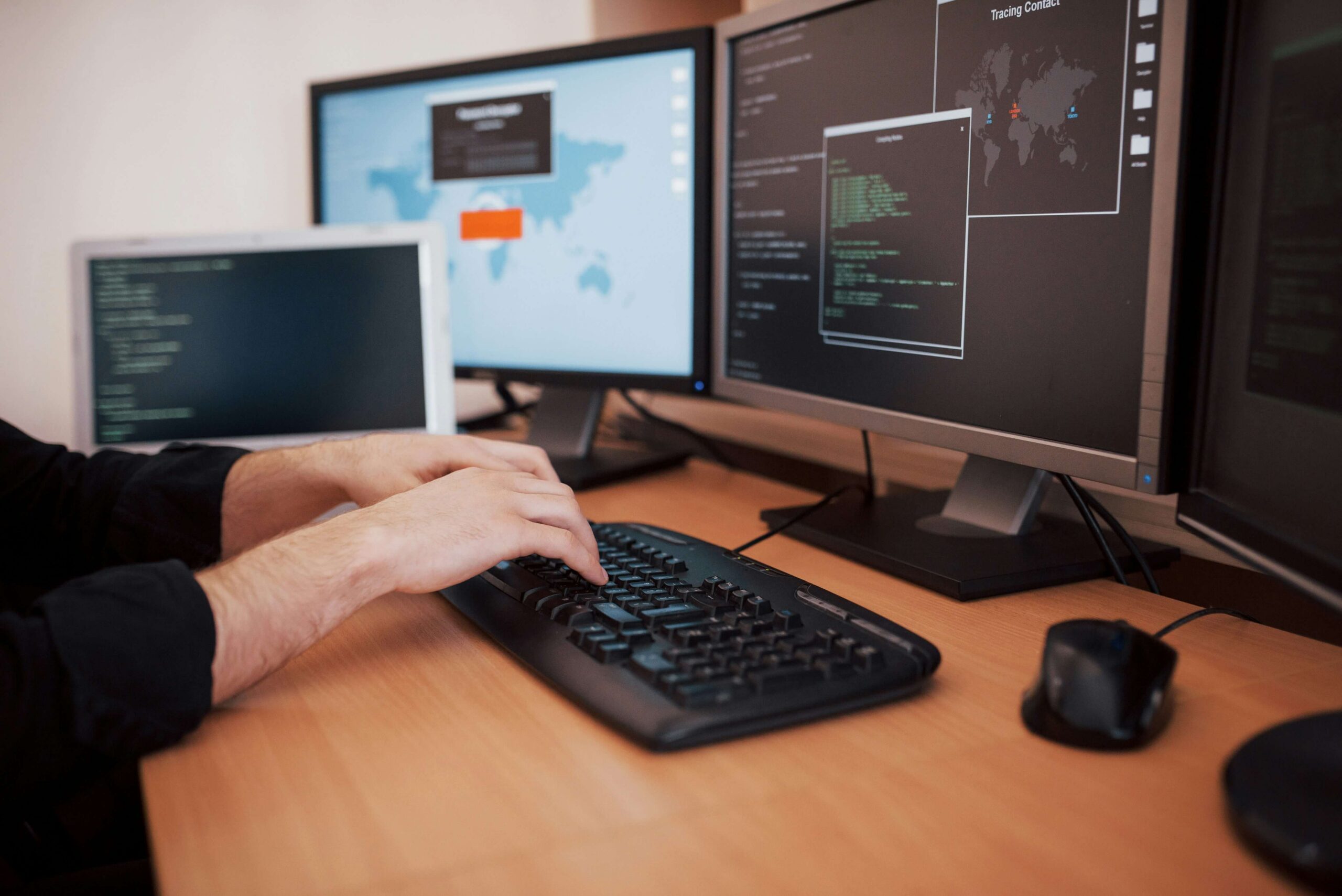 A marketing specialist making notes on their computer to answer the question